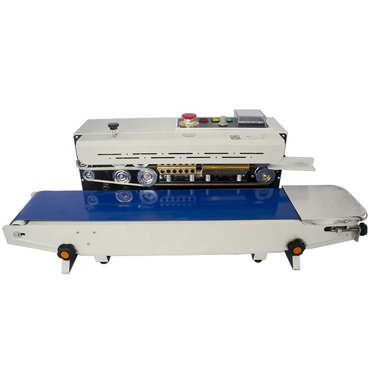 Automatic Horizontal Continuous Plastic Bag Band Sealing Sealer Machine FR900