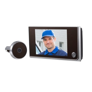 Visionneuse de <span class=keywords><strong>porte</strong></span> <span class=keywords><strong>judas</strong></span> grand angle <span class=keywords><strong>numérique</strong></span> de définition d'appareil photo à anneau de 3.5 pouces de haut - Product Image 1