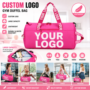 <span class=keywords><strong>Sac</strong></span> <span class=keywords><strong>de</strong></span> voyage rose vif imperméable grande capacité pour femme, pliable, avec logo personnalisé, <span class=keywords><strong>sac</strong></span> <span class=keywords><strong>de</strong></span> week-end, <span class=keywords><strong>sac</strong></span> <span class=keywords><strong>de</strong></span> <span class=keywords><strong>sport</strong></span>, vente en gros - Product Image 1