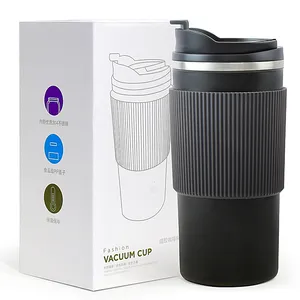 16oz OEM/ODM BPA FREE durable Double Wall Stainless Steel Insulated Vacuum Cup Travel Mug with a food grade pp lid