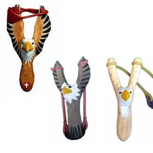 Fionda di legno di aquila animale da caccia in legno - Product Image 1