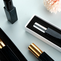 Flacon de parfum rechargeable carré bleu de 10 ml en verre épais avec logo personnalisé SUMEEAR, imprimé sur l'écran, avec bouchon pulvérisateur et boîte d'emballage, Zhejiang