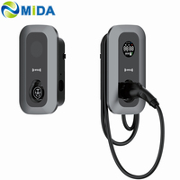 WallBox 11kW 22kw Chargeur EV Type 1/ Type 2 Prise femelle Station de charge EV avec fonction DLB