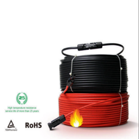 Câble solaire DC étanche TUV, normes 4 mm², selon la norme IEC 60228, câble solaire DC 1c x 4 mm²