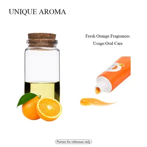 ユニークなアロマ長持ちするフレッシュオレンジフレーバーオーラルケアオレンジ食品グレードの歯磨き粉フレグランスオイル