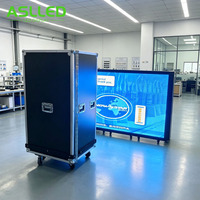 Layar LED Booth DJ Indoor ASLLED P3.91 Kecerahan 2500cd Garansi 3 Tahun Full Color Terlihat di Bawah Sinar Matahari untuk Periklanan
