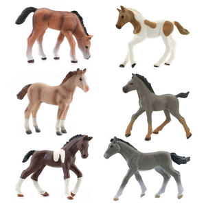Los más vendidos: Modelos de animales simulados de PVC de la serie de caballos, incluyendo Caballo Florido, Caballo Quimette, <span class=keywords><strong>Potro</strong></span> Árabe y Caballo Trekna, juguetes. - Product Image 1