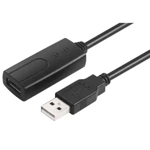 Groothandel usb verlengkabel 30 meter-10/15/20/30 meters USB include IC AMP inside wireless network AM to AF male to female power usb to usb extension charging cable