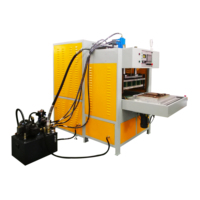 Machine de soudage à haute fréquence pare-soleil utilisation de camion pare-soleil et ceinture de course en TPU soudage soudeur HF