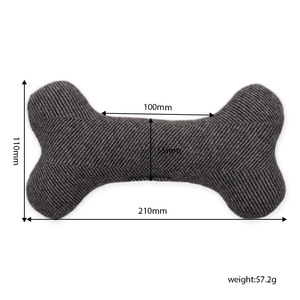 Creative cotton <b>wool</b> pet dog toys, bone-shaped durable dog toys, squeaky pet toy gifts. - Product Image 5