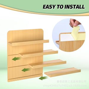 Estante de almacenamiento de madera de varios niveles, 4 capas, gran capacidad para cápsulas de café, bolsitas de té, estante organizador de bebidas, uso en escritorio - Product Image 3