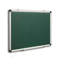 Tableau blanc magnétique mural en acier laqué, couleur personnalisable (noir/vert), option logo personnalisé, modèle AW10