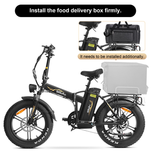 Bicicleta Eléctrica Plegable de Largo Alcance con Motor Único, Logotipo Personalizado, 48V C94, Batería Extraíble de 35ah, 7 Velocidades, Dropshipping - Product Image 4