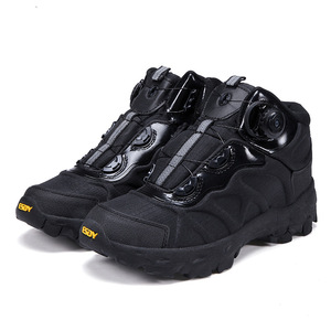 Chaussures <span class=keywords><strong>de</strong></span> <span class=keywords><strong>randonnée</strong></span> tactiques en acier pour hommes et femmes, en PVC, mi-hautes, noires, avec embout en acier, pour l'<span class=keywords><strong>été</strong></span> - Product Image 2