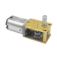 Moteur à engrenages miniature à courant continu N20 6v 12v 24v Smart Car Robot Diy Engine Toys Electric Door Lock Mini Worm Gear Motor