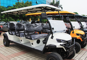 รถกอล์ฟไฟฟ้าราคาประหยัด 6 ที่นั่ง แบตเตอรี่ลิเธียม รับน้ำหนักได้ 300 กก. ระยะทาง 54 หลุม พร้อมรีโมทคอนโทรล 4 ล้อ มอเตอร์ 5 กิโลวัตต์ - Product Image 4