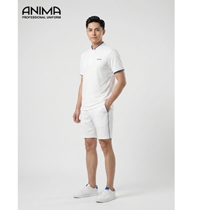 เสื้อโปโลผู้ชายพรีเมียม ระบายอากาศ แห้งเร็ว ผลิตจากโพลีเอสเตอร์รีไซเคิล แบรนด์ S Cafe เสื้อผ้าลำลองหรูหรา สีพื้น ไซส์ S ถึง 3XL - Product Image 1