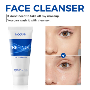 Nettoyant Visage au Rétinol Marque Blanche 100g – Lavage Quotidien Anti-Âge à la Vitamine A pour un Nettoyage en Profondeur & une Peau Lisse MOOYAM - Product Image 5