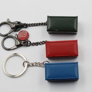 พวงกุญแจโลหะรูปทรงสี่เหลี่ยมผืนผ้า ดีไซน์สร้างสรรค์ หรูหรา แบบ 3 มิติ  สามารถสั่งทำโลโก้และสีได้  ของที่ระลึก ของขวัญ - Product Image 6