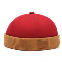 Venta al por mayor Primavera Otoño Nueva Llegada Moda Clásico Contraste Color Skullcap Hip Hop Sombrero para Mujeres Hombres