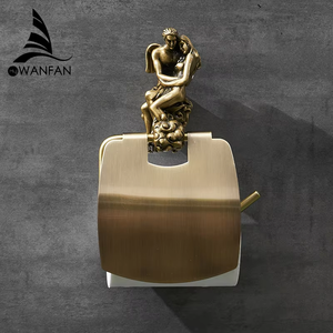 Romantic Series MB-0819B Silver Bathroom <strong>Wall</strong> <strong>Mounted</strong> <strong>Toilet</strong> Ring Paper <strong>Holder</strong> - Product Image 3