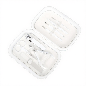 Portable Custom Logo 8pcs Pedicure Set Luxury Stainless Steel <b>Nail</b> Clippers Care Tool <b>Kit</b> Box Personal Care <b>Nail</b> Art Use - Product Image 4