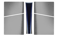 Coque rigide transparente pour console PS5 Slim, version disque ou numérique, remplacement de la coque de la console PS5 Slim