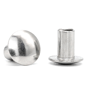 10 pièces/sac Rivets semi-tubulaires ronds en acier inoxydable 304 de haute qualité M5 M6 GB873 Grade A2-70 Nindejin - Product Image 2