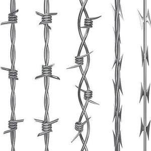 سلك شائك مجلفن مزدوج الالتواء SRX 1.6/2/2.2 مم، 2 مم 50 متر طول، سياج أمان للماشية والحيوانات للاستخدام في المزارع - Product Image 2