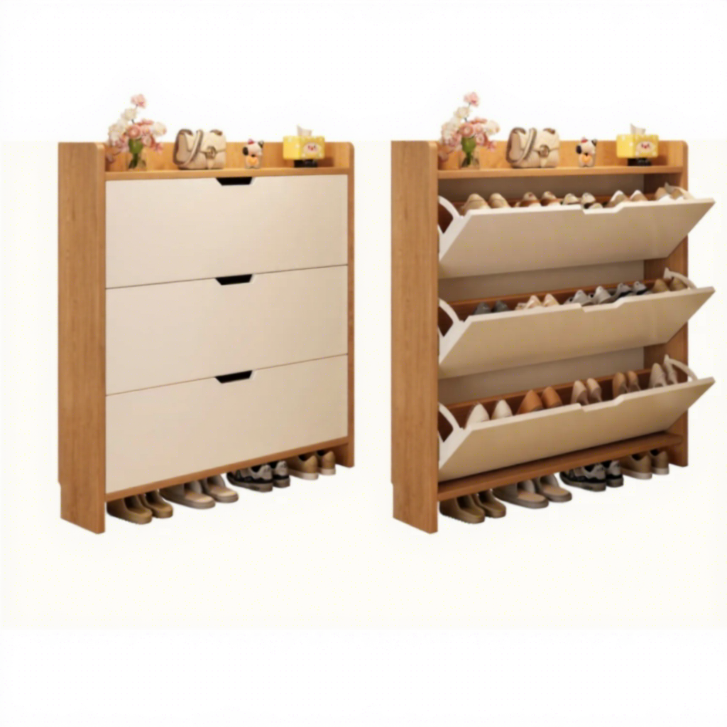 Single layer-natural wood color+warm white-7017120cm