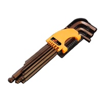Jeu de clés hexagonales Torx personnalisées T6 T8 T10 T12 de type L en acier allié Trox avec couple maximal de 800N-m et mâchoire de 1 capacité de 1/16 pouces