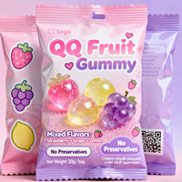 Bolsa de Embalaje Personalizada con Sellado Central, Bolsa de Embalaje para Dulces, Bolsas de Mylar, Bolsa de Plástico para Refrigerios con Sellado Trasero