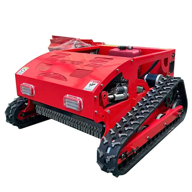 2023農林設備ロボット0ターンフレイルクローラーガソリンリモコン芝刈り機