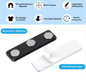 Imán Permanente de Neodimio de 33*13mm, Imán de Bloque Magnético Industrial, Etiqueta de Nombre Magnética - Product Image 4