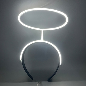 Serre-tête lumineux LED en acrylique, effet halo d'ange, pour fêtes, concerts et spectacles - Product Image 3