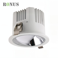 Spot LED encastré COB 15W 18W à lumière blanche réglable pour mur et plafond intérieur