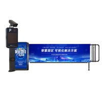 SHUNXIANG Barrera Publicitaria D08/ALPR/Sistema Inteligente de Gestión de Estacionamiento con Motor sin Escobillas y Protección IP54