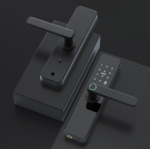 2025 hot-bán không dây tuya khóa cửa thông minh với wifi, thẻ, vân tay, mật khẩu, chìa khóa và ứng dụng di động - Product Image 3