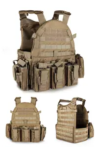 Tactique Outdoor Sports Nylon Tactical Vest Plate Carrier Molle Vest Modular Tactical Armor Vest