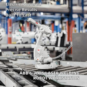 カスタマイズ可能な6軸関節式産業用ロボットワークステーション、1 kW出力、IP65保護、10kg可搬重量、レーザー溶接用 - Product Image 3