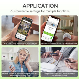 45毫米Tag215 Nfc贴纸镶嵌可重写可编程Nfc标签Rfid湿镶嵌贴纸 - Product Image 6