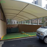 Abri de voiture extérieur imperméable et ignifuge Lyfe Wholesale, structure en membrane tendue PVDF, abri de voiture, tente de stationnement