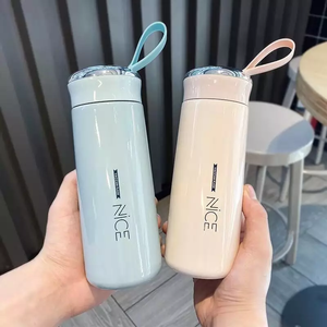 2025 Custom Logo Business Promotional Glass Insulated Water Bottle Plastic Bottle Waters School Gift Sets for Kids