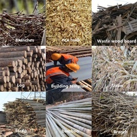 Broyeur de bois de scie, Machine de fabrication de branches de bois d'essence, broyeur de bois Bio