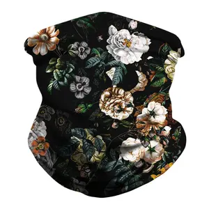 Bandeau travel ijab chinese flower heated fashion face yemeni woven scarfs