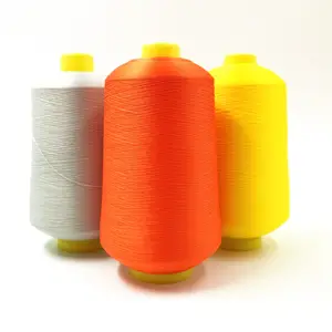 150D/1,200D/1,300D/1 250G Spun 100% Polyester DTY Yarn Textured Polyester Thread