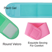 Patchs anti-rides en silicone pour le cou avec sangle, masques anti-âge réutilisables, prévention des rides et ridules du cou, enveloppement hydratant en gel pour le cou, masseur