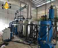 Équipement de distillation pour raffinerie : transforme l'huile usagée/l'huile moteur usagée en huile de base/biodiesel/essence