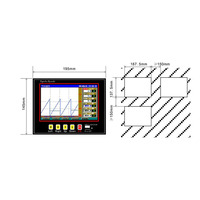 Enregistreur sans papier multi-canaux à entrée universelle, enregistreur de données 4-20 mA, thermocouple, RTD, RS485, Modbus, écran couleur