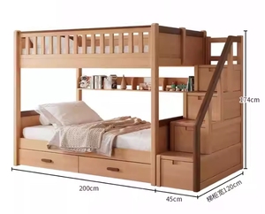 <span class=keywords><strong>Lit</strong></span> de maison en bois de pin massif pour filles, <span class=keywords><strong>lit</strong></span> de maison de jeu en bois avec deux tiroirs - Product Image 6